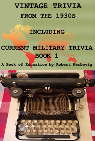 vintage trivia including military trivia, vintage trivia including military trivia book 2, vintage trivia including military trivia book 3